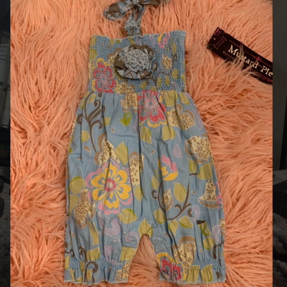 Baby Girls Mustard Pie Fiona Romper